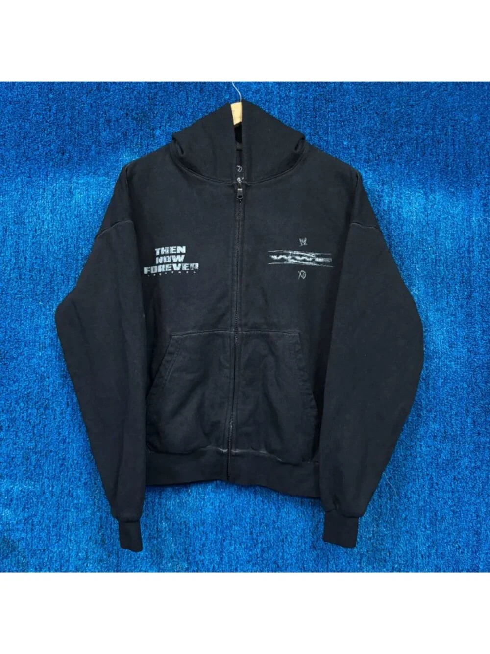 WWE x XO Wrestlemania Legends Vegas Baggy Zip-Up Hoodie S
